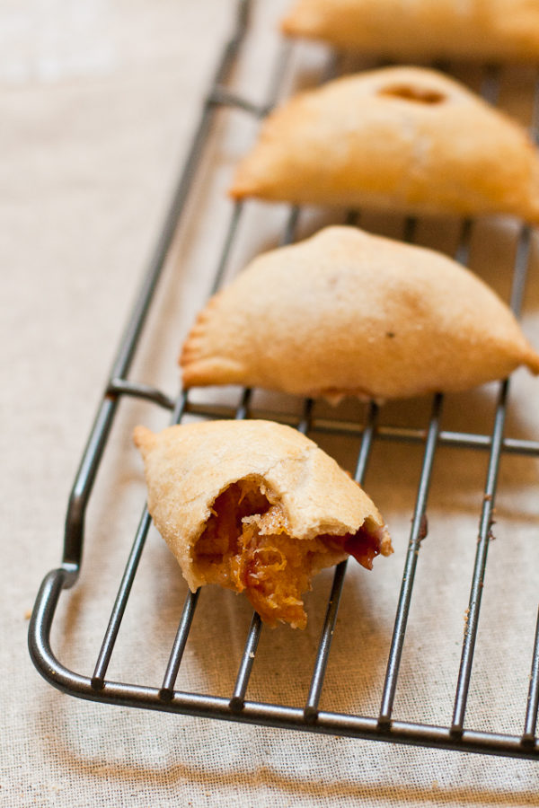 Easy Peach Gujiya!