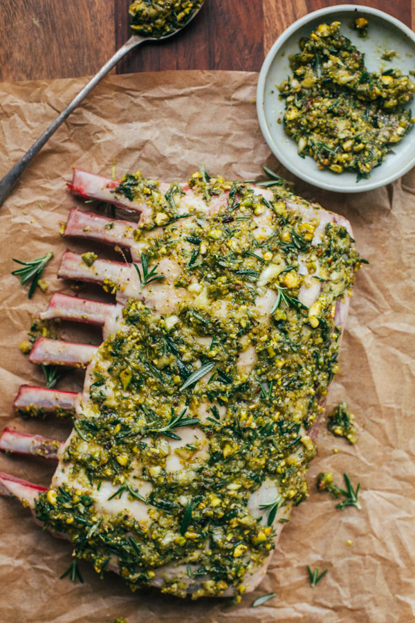 Rosemary Garlic Crusted Lamb