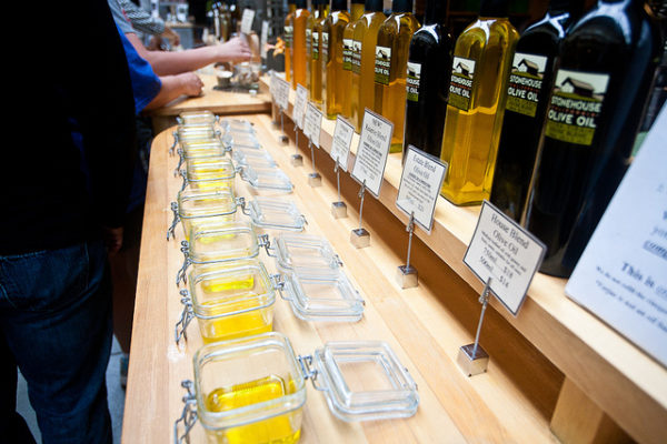 Olive oil tasting