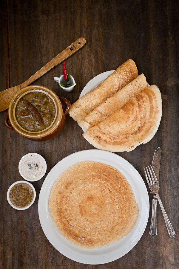 Dosa (South Indian rice crepes)