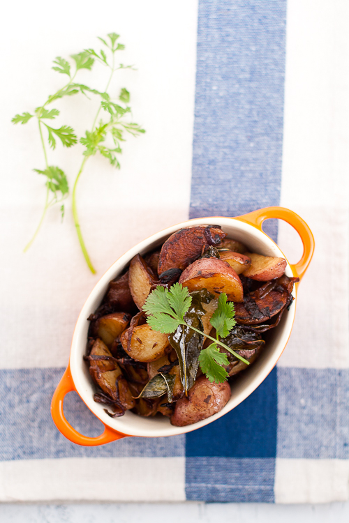 Simple Stir Fried Red Potatoes and “Lunch”