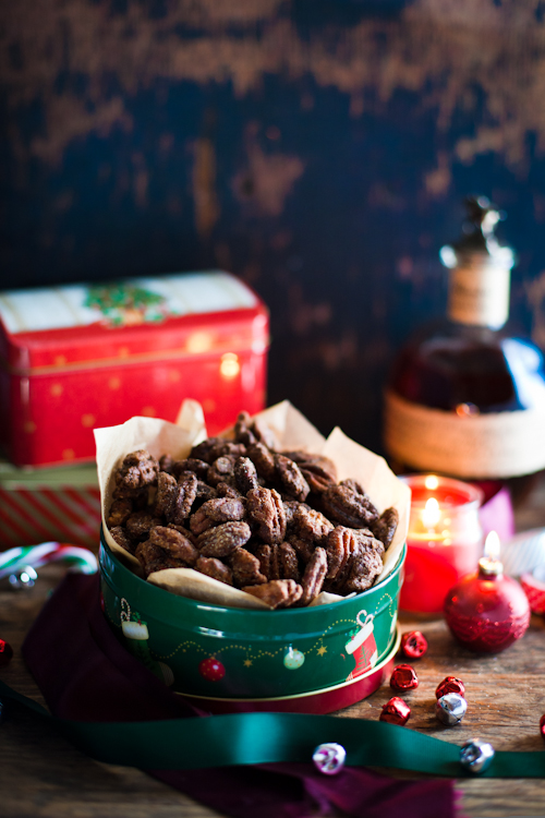 Bourbon Kissed Spicy Pecans