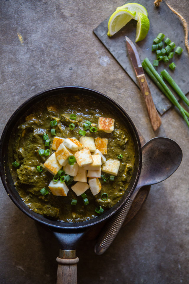 Palak Kale Paneer