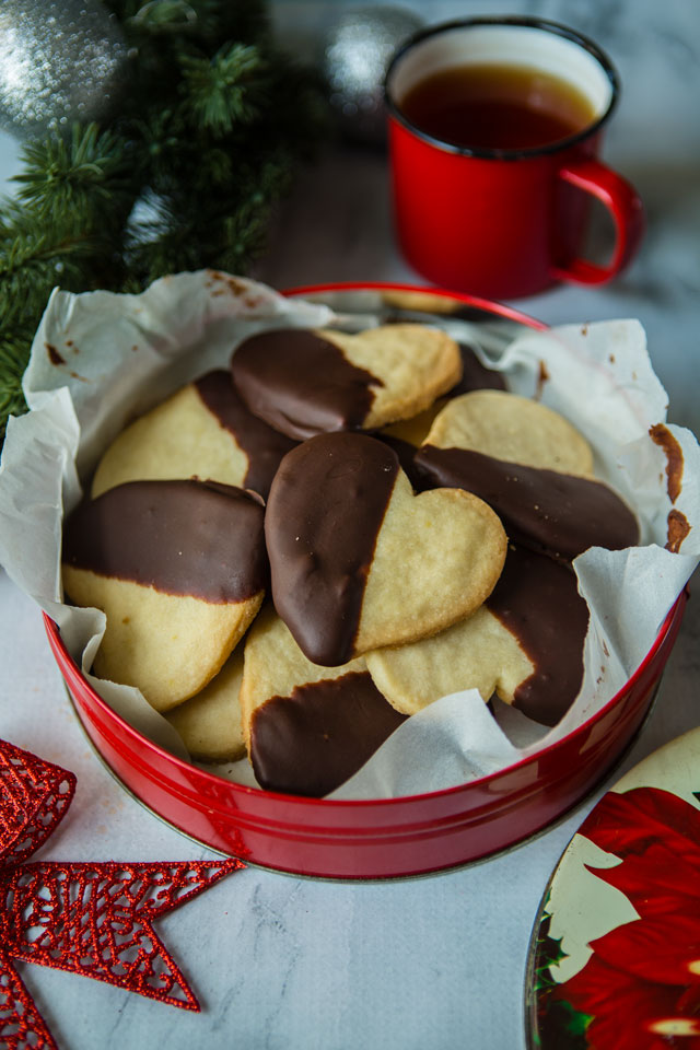 Chocolate dipped Sugar Cookies