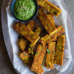 Chickpea- garlic fries