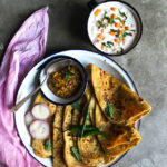 Leftover Dal Paratha