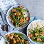 Sweet and Sour Asian Tofu and Bean Stir Fry