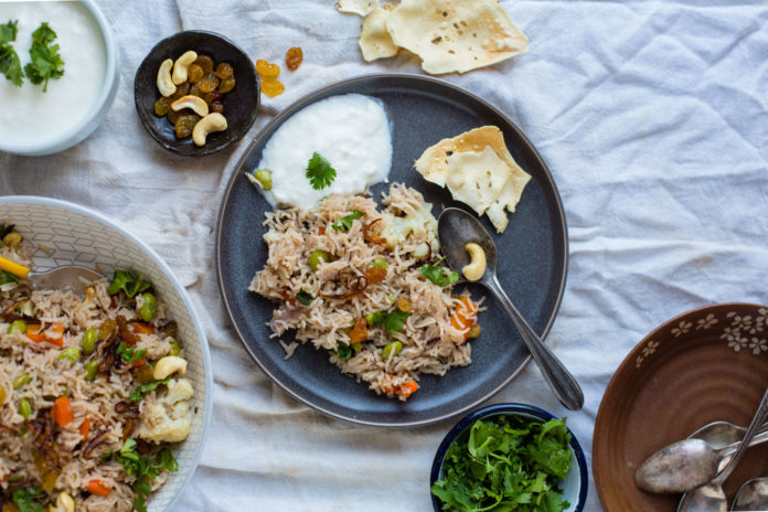 Pressure Cooker Veg Biryani