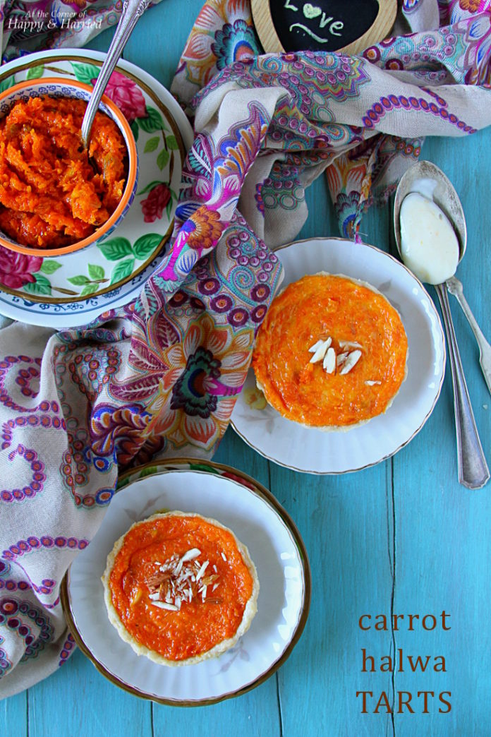 Carrot Halwa Tart