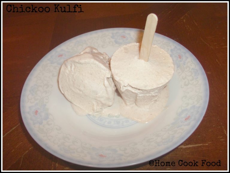 Chickoo Kulfi – Sapota Indian Ice Cream